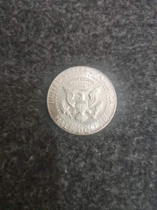 Moneda Plata Kennedy 1964