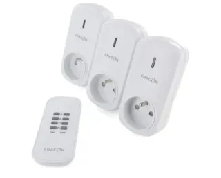 Kit 3 Enchufes Control Remoto CHACON