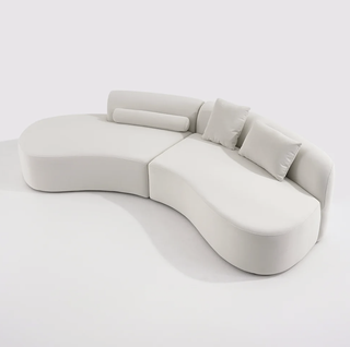 Sofá francés moderno blanco sin usar