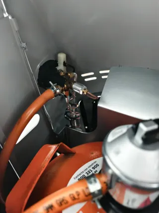 Estufa Catalitica DeLonghi Llama Azul Variable