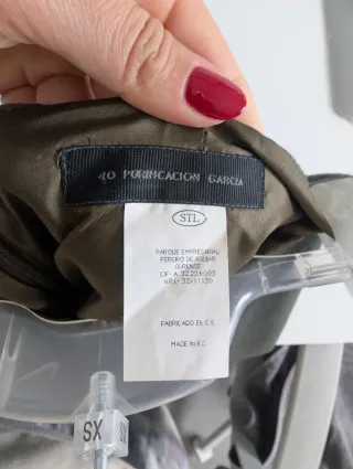 Conjunto 2 piezas Purificación García Verde Oliva