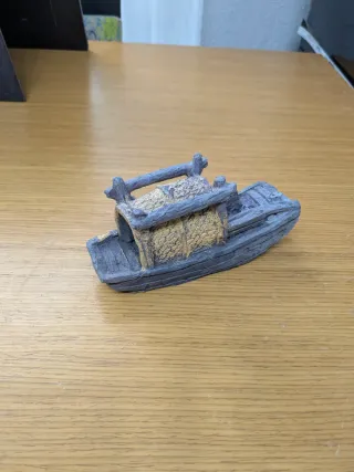 Barco hundido decoración acuario