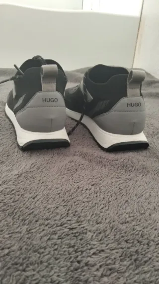 Zapatillas Hugo Hombre Talla 42 Negro/Gris