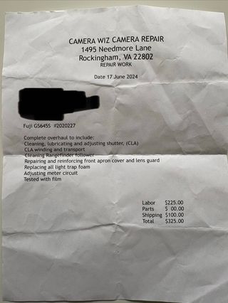 Fuji GS645S Pro Wide60 EBC 60mm f/4