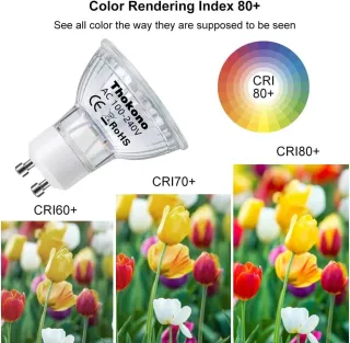 10 Lampadine a led per faretti lampada GU10 6000k