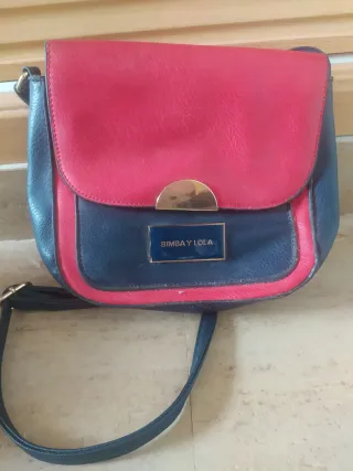 Bolso Bimba y Lola azul y rojo