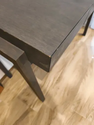 Escritorio madera elevable 2 cajones