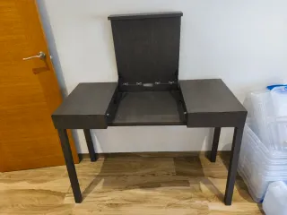 Escritorio madera elevable 2 cajones