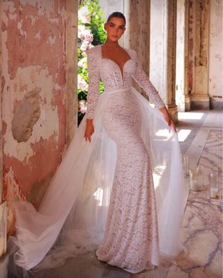 Vestido de Novia Encaje Blanco