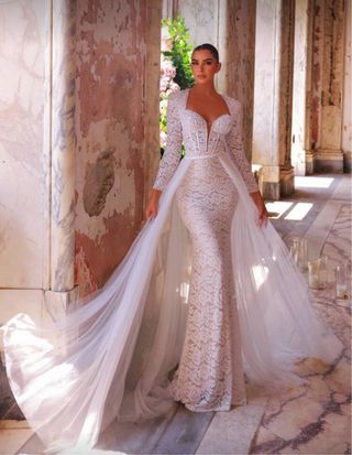 Vestido de Novia Encaje Blanco