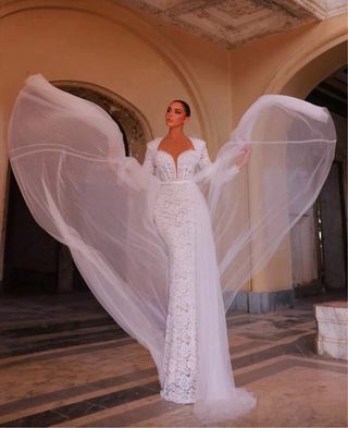 Vestido de Novia Encaje Blanco