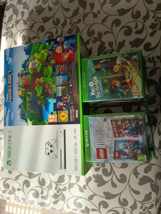Xbox One S Minecraft Edición Especial y 18 juegos