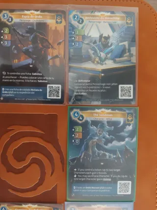 Lotto di 8 carte Altered Ordis uniche