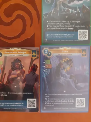 Lotto di 8 carte Altered Ordis uniche