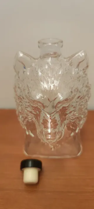 2 Botellas Licor Cristal