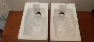 2 Botellas Licor Cristal