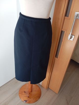 Falda tubo midi Zara Talla XL