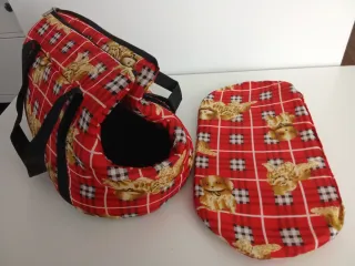 Transportín para mascotas con estampado