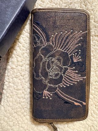 Cartera Lois Trimateria Azul/Marrón