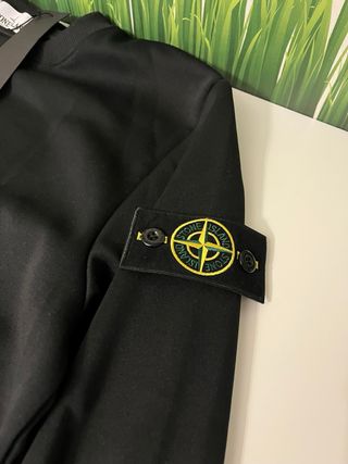 Felpa Stone Island Nera Taglia M