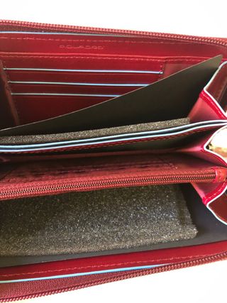 Portafoglio Piquadro Rosso