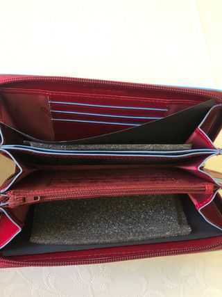 Portafoglio Piquadro Rosso