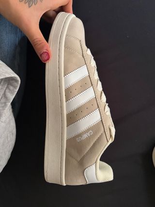 Adidas Campus Beige/Blanco Sin Estrenar