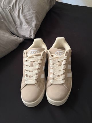 Adidas Campus Beige/Blanco Sin Estrenar
