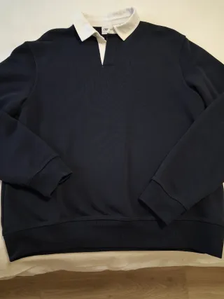 Sudadera Polo Zara Talla M Azul