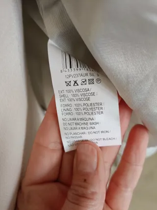 Torera BDBA Lentejuelas Plata Fiesta Talla Única