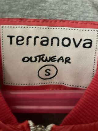 Chaqueta bomber roja Terranova