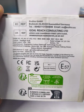 Luces LED H7 NighTeye