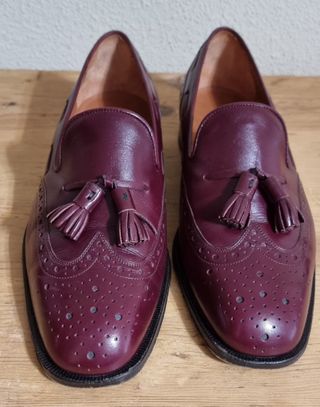 Zapatos Castellanos Burdeos Talla 42.5