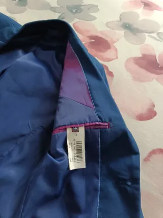 Traje de chaqueta azul para niño talla 14