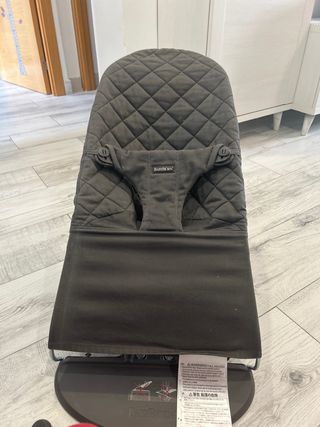 Hamaca bebé Babybjorn gris oscuro reclinable