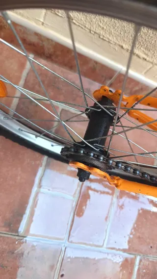 Bicicleta infantil 20 pulgadas naranja