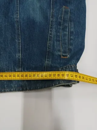 Chaleco tejano azul talla L