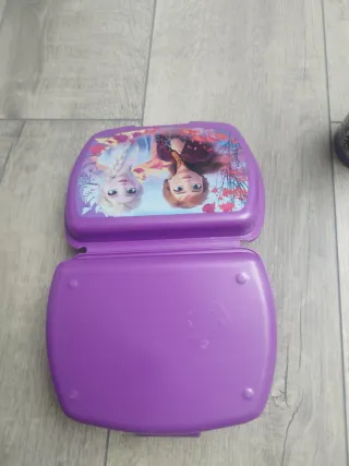 Kit merienda Frozen: fiambrera y botella