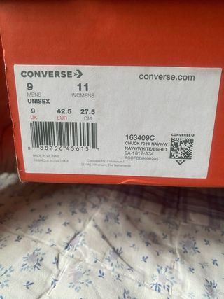 Converse All Star Estrellas Azul Marino