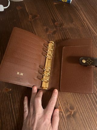 Agenda Louis Vuitton Monogram Marrón