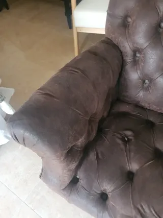 Butaca Chester Marrón Piel