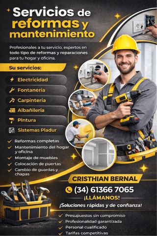 Paleta / pintura / pladur / electricidad