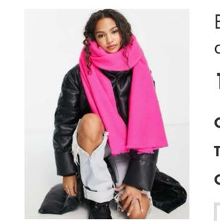 Bufanda lisa fucsia