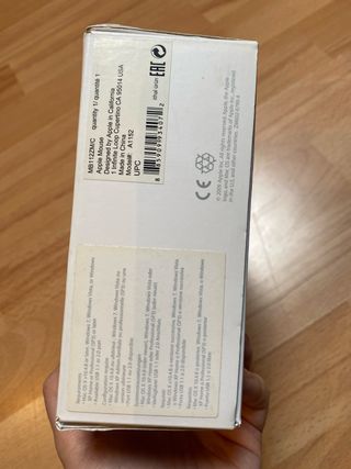 Ratón Apple Vintage Blanco