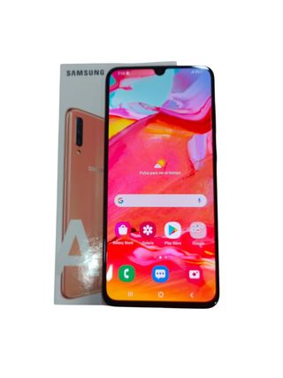 TELEFONO CELLULARE SAMSUNG GALAXY A70 128GB 6GB RAM ARANCIONE + SCATOLA