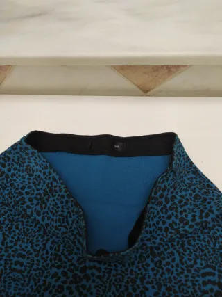 Falda corta juvenil estampado animal print