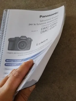 Manuale Panasonic Lumix DMC-G80/G81