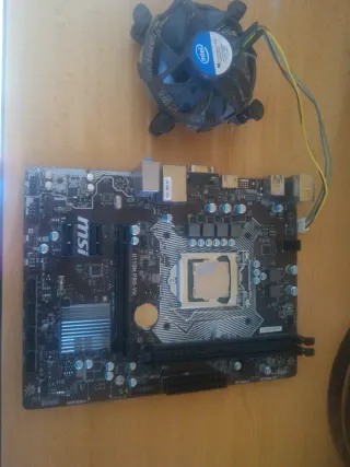 Placa Base MSI H110M PRO-VH + Ventilador Intel