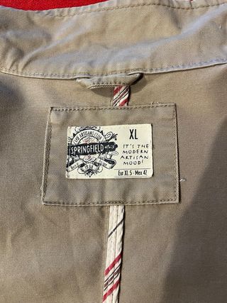 Cazadora Springfield Beige Entret. Talla XL
