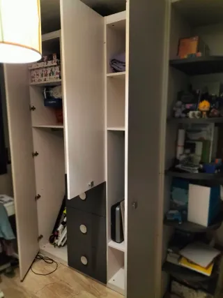 Mueble infantil 3 cajones y estantería